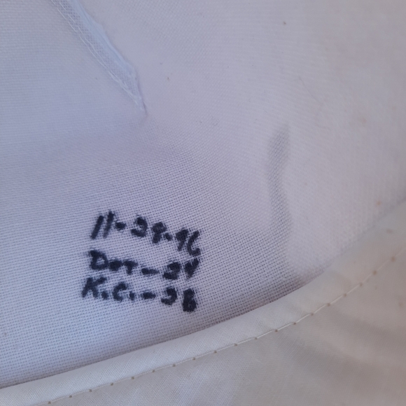 Vintage 90s Detroit Lions Kmart Promo Stadium Game Day White Trucker Hat *FLAWS* - Picture 16 of 16